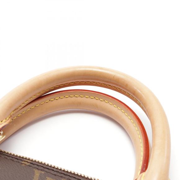 LOUIS VUITTON Alma PM Handbag Leather Brown - Picture 8 of 9